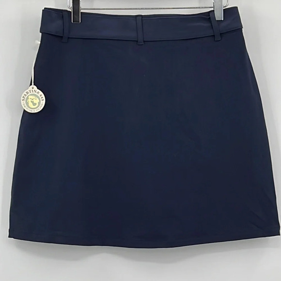 Spartina 449 Linen Stretch Skirt in Slate Blue - NEW - Size Medium - Picture 4 of 8
